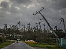 Kubou se pehnal hurikán, celý ostrov je bez proudu. (27. záí 2022)