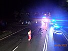 Nehoda osobnho auta mezi Vamberkem a Rychnovem nad Knnou (19. 9. 2022)
