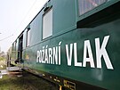 esk drhy pedstavily v Plzni porn vlak sestaven z historick techniky....