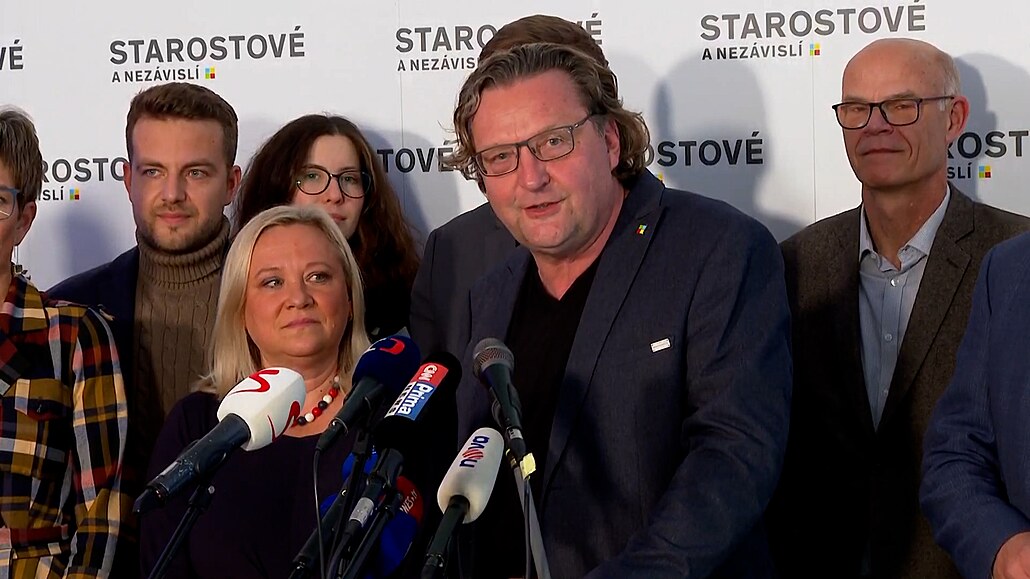 Těším se na výživná koaliční jednání, řekl lídr pražské kandidátky STAN Hlaváček