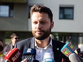 Do �tábu hnutí ANO dorazil Ond�ej Prokop, dvojka na pra�ské kandidátce. (24....
