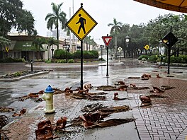 Floridu zasáhl hurikán Ian. 