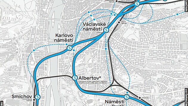 Praha plnuje pmstsk eleznin tunel.