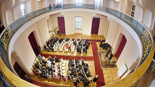 Slavnostní otevření divadelního sálu zámku Jezeří.