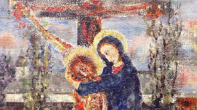 Reynkův obraz Marie pod křížem (1949)