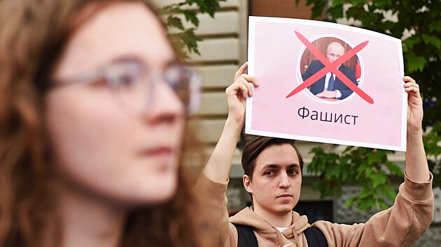 Demonstrace v Blehrad proti Putinov mobilizaci (24. z 2022)