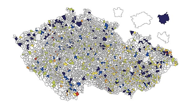 Výsledky voleb v obcích. Interaktivní mapa portálu iDNES.cz | na serveru Lidovky.cz | aktuální zprávy