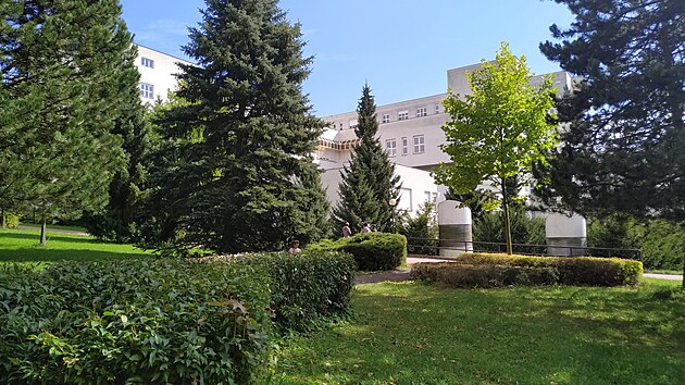 Nyní je za hlavní budovou nemocnice v Havlíčkově Brodě park se stromy a keři. Za několik let na velké části této plochy bude nový pavilon. Napojen bude na stávající komplex budov.