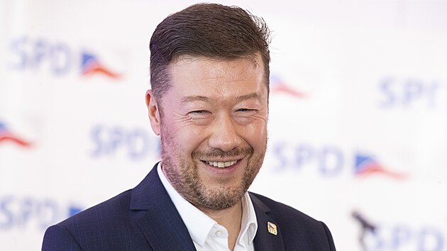 Předseda hnutí SPD Tomio Okamura (24. září 2022)