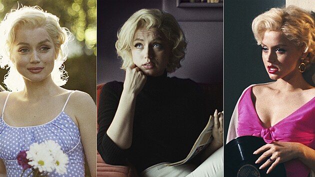 Ana de Armasová jako Marilyn Monroe ve filmu Blondýnka (2022)