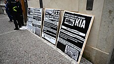 Protest ekologických organizací ped Green Deal Summitem v Praze. (26. záí...