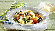 Dom�c� gnocchi s raj�aty a �pen�tem + stepy