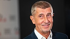 Andrej Babi� ve volebním �tábu hnutí ANO