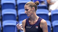 Karolína Plí�ková na turnaji Pan Pacific Open v Tokiu
