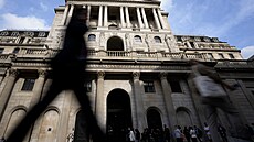 Budova Bank of England v centru Londýna (22. záí 2022)