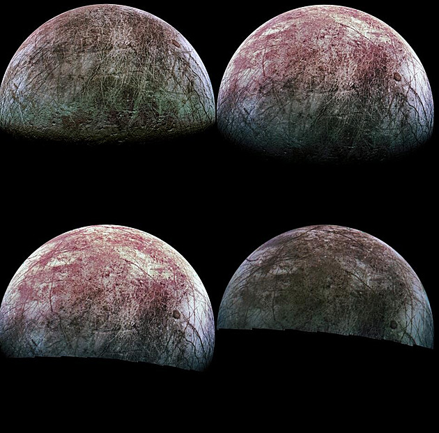 Nejblíž za 22 let. Vysloužilá sonda pořídila snímky Jupiterova měsíce Europa