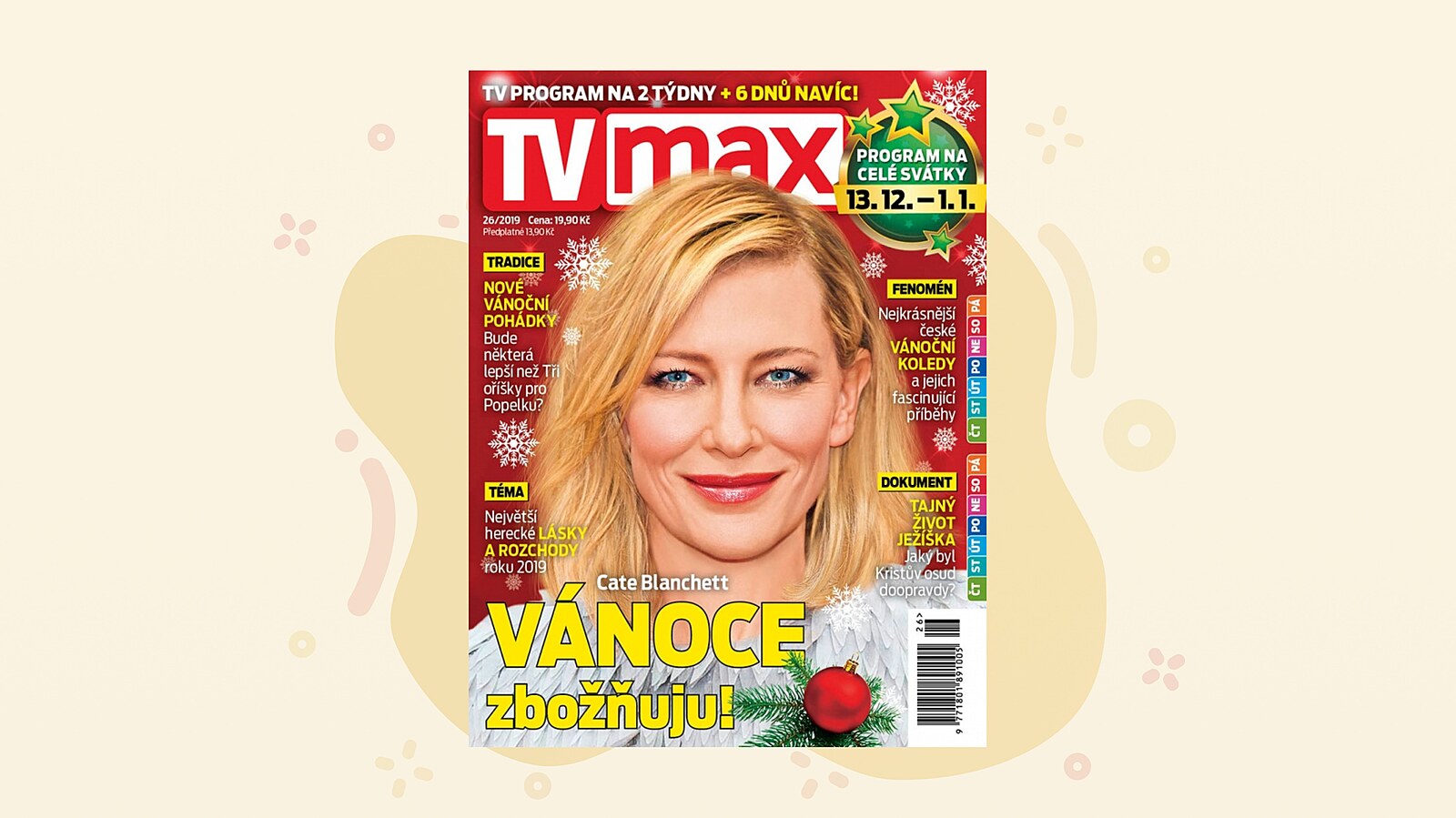 Nejpopulárnější vydání vánoční verze časopisu TV Max do schránky zcela  zdarma - iDNES.cz