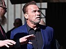 Arnold Schwarzenegger navtívil bývalý nacistický vyhlazovací tábor Osvtim,...