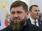 Čečenský vůdce Ramzan Kadyrov na ceremoniálu k anexi ukrajinských území v...