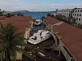 Floridu zasáhl hurikán Ian.