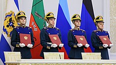 Ceremoniál k anexi ukrajinských území v Kremlu (30. záí 2022)