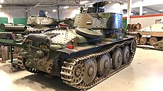 V Praze zkonstruovaný lehký tank vz. 38 slouil ve védské armád jako...