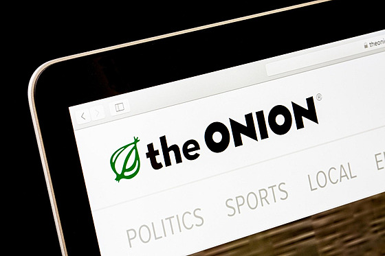 Americký satirický web The Onion (27. dubna 2018)