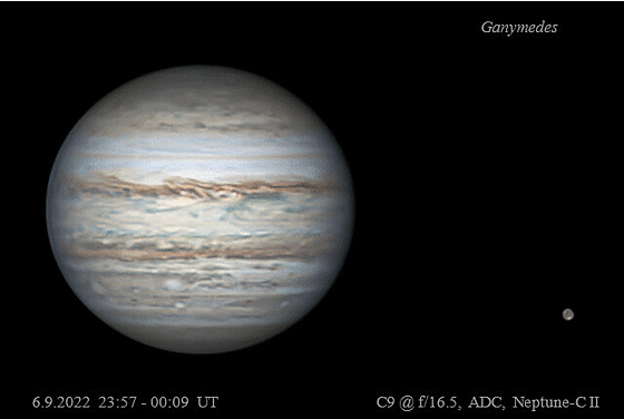 Výherní snímek Jupiter a Ganymed, jeho autorem je Karel Sandler. (6. záí...