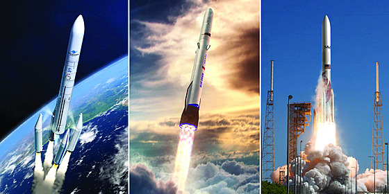 Rakety Ariane 6, New Glenn a Vulcan