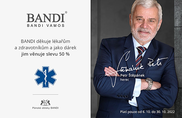 Majitel módní značky Bandi děkuje lékařům a zdravotníkům