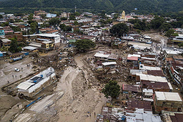 Při sesuvu půdy ve Venezuele zahynulo 22 lidí, dalších 50 se pohřešuje