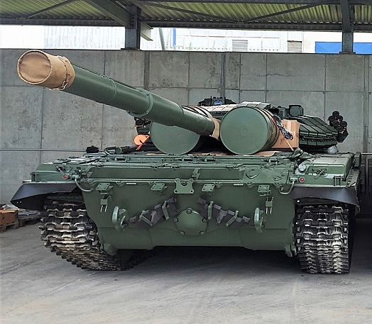 Fotografie tanku „Tomáš“, který brzy zamíří na Ukrajinu. Je to modernizovaný...
