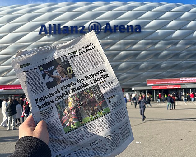 Deník Metro v Mnichov na Champions League