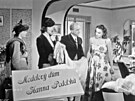 Reklama Hany Podolské ve filmu Katakomby (1940)