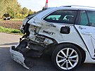 Dopravn nehoda u obce Tlumaov. (jen 2022)
