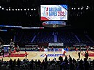 Basketbalisté Atlanta Hawks vetn Víta Krejího se chystají na zápas v Abú...