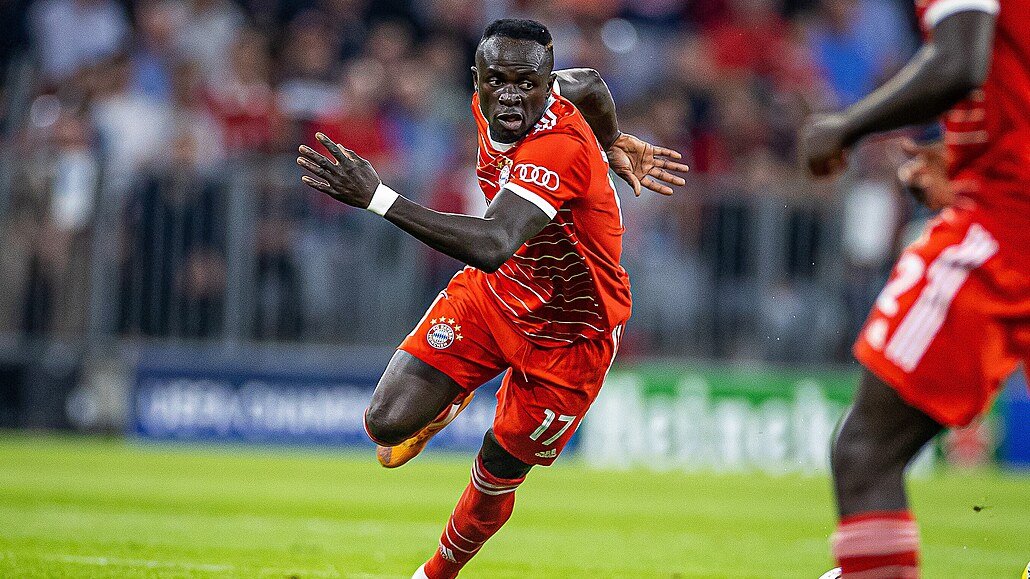 Sadio Mané v dresu Bayernu Mnichov