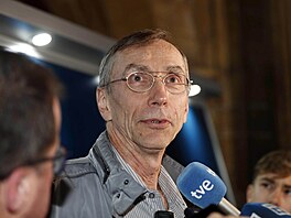 �védský expert na evolu�ní genetiku Svante Pääbo. (16. �íjna 2018)