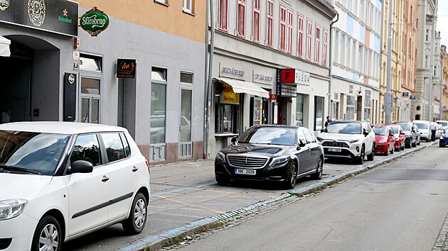 tefnikova ulice v centru Brna m na ku 32 metr, co podle mnohch nabz dost msta pro auta, kola i p. Msto vak pi rekonstrukci preferuje variantu vstcnou hlavn k motoristm.