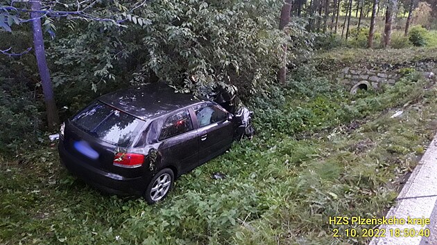 Vážná dopravní nehoda se stala o víkendu na silnici mezi Horažďovicemi na Klatovsku a obcí Střelské Hoštice.