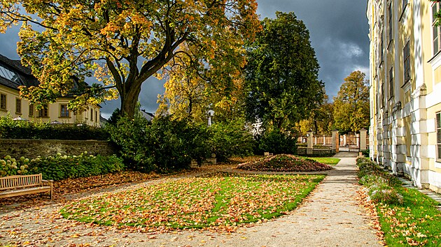 V rmci revitalizace parku se postupn oetily vechny travn plochy a v pednch parcch se poloily trvnkov koberce.