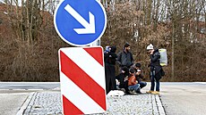 Uprchlíci v bavorském Erdingu (27. ledna 2016)