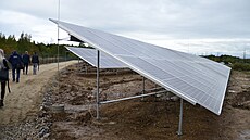 První solární elektrárna SUAS Group u Lipnice