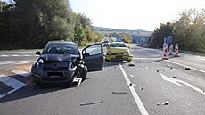 Dopravní nehoda u obce Lípa na Zlínsku. (íjen 2022)