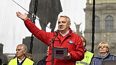 Předseda odborů Josef Středula. (8. října 2022)