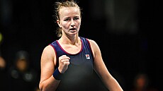 Barbora Krejčíková v semifinále turnaje v Tallinnu.