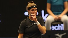 Karolína Muchová v zápase s Beatriz Haddadovou Maiaovou.