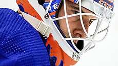 Jakub �karek v brán� New York Islanders