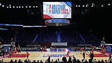 Basketbalisté Atlanta Hawks vetn Víta Krejího se chystají na zápas v Abú...