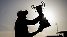 Jon Rahm se raduje z triumfu na Spanish Open